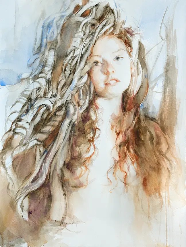 Eve, vine-strangled